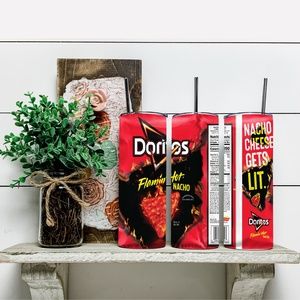 Doritos - Flamin Hot Nacho 20 Oz Skinny Sublimated Tumbler